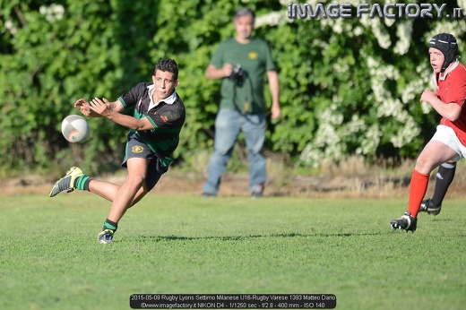 2015-05-09 Rugby Lyons Settimo Milanese U16-Rugby Varese 1393 Matteo Dario
